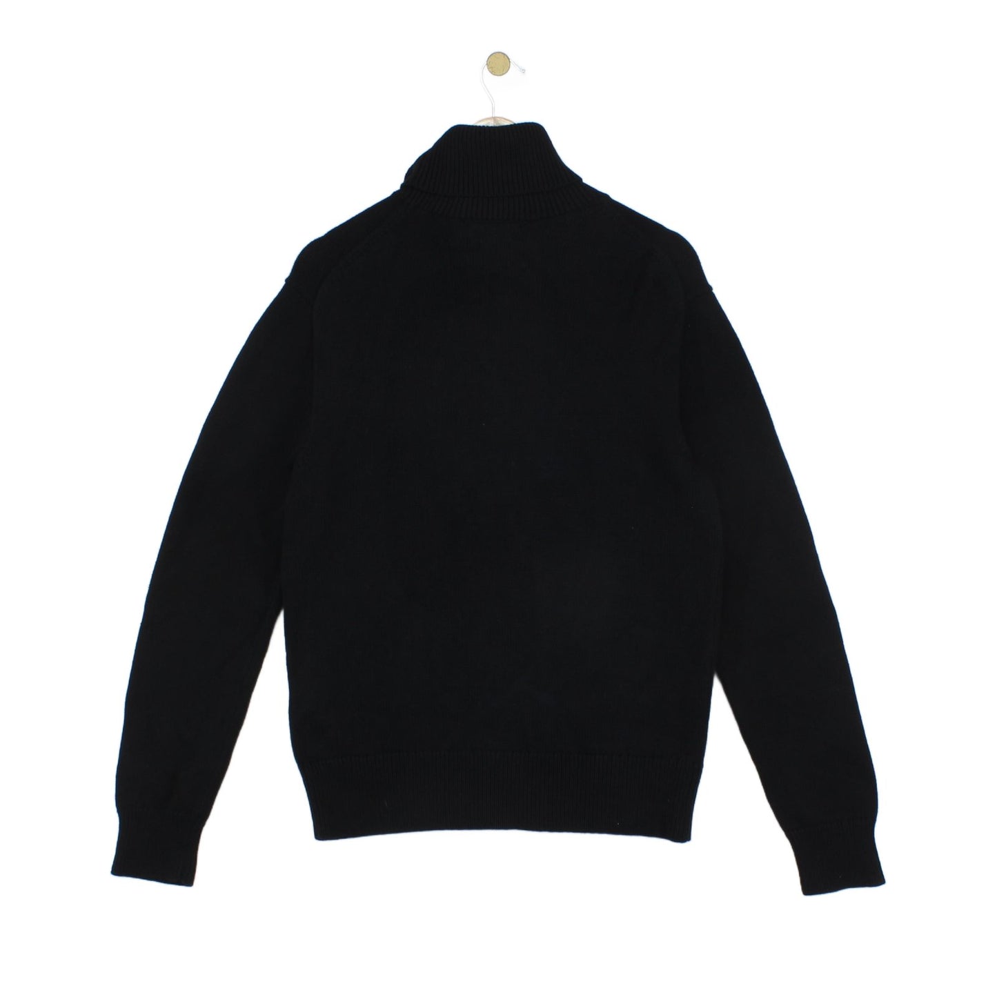 Mens Roll Neck Jumper Knit Pullover