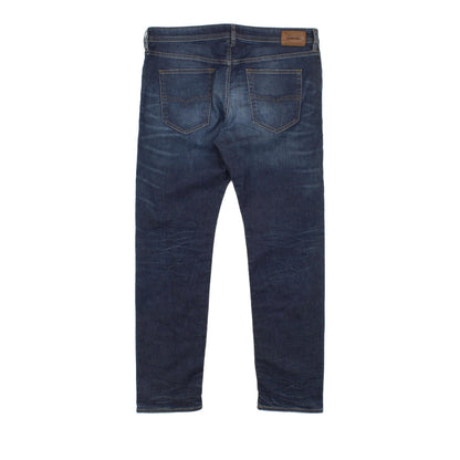 Mens Buster Jeans Regular Slim Tapered Denim