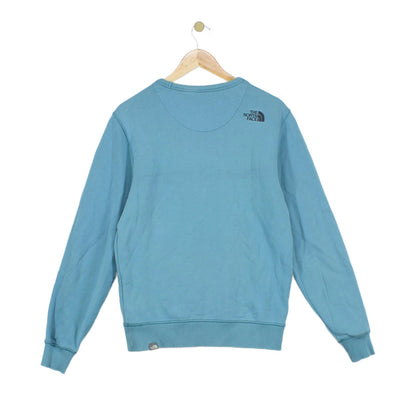 Mens Spell Out Sweatshirt Embroidered Crew Neck