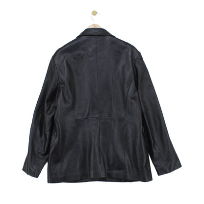 Womens Leather Blazer