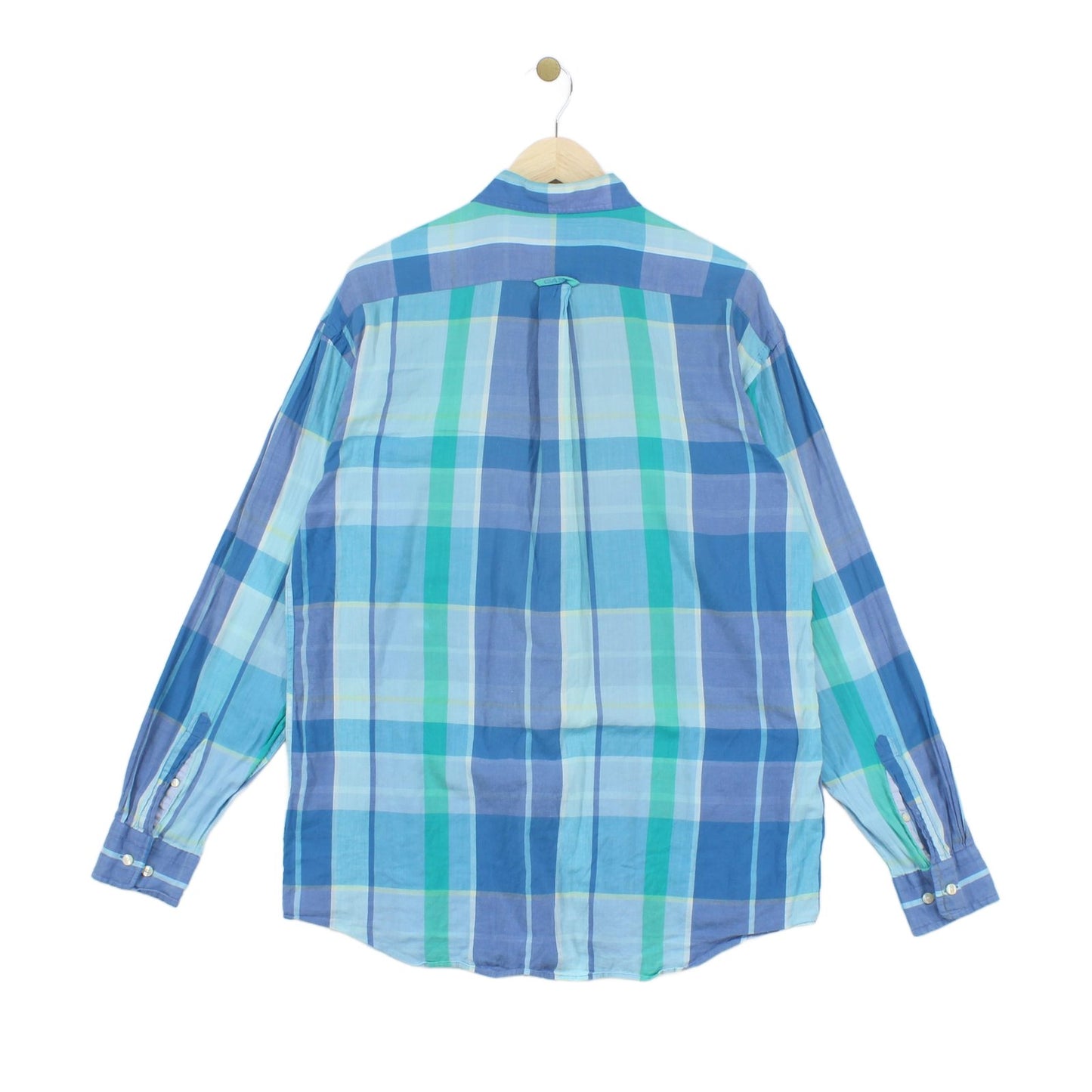 Mens Plaid Shirt Button Up Long Sleeve