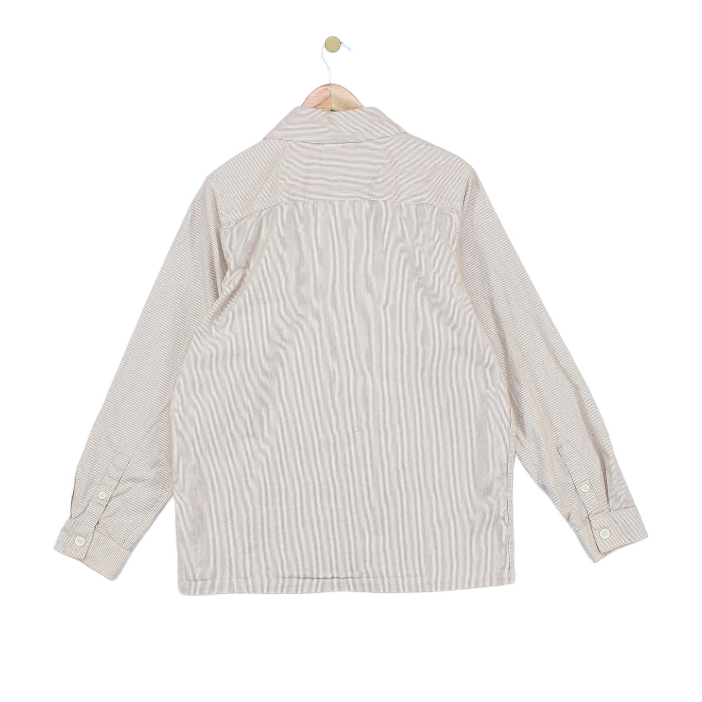 Mens Overshirt Button Up Long Sleeve Pocket
