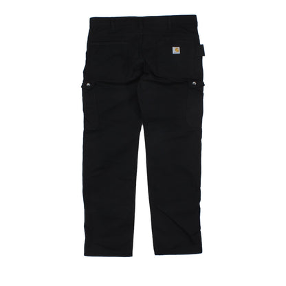 Mens Cargo Trousers Relaxed Straight Utility Workwear