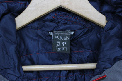 Mens Microlight Alpine Quilted Jacket Hooded Insulated Outdoor