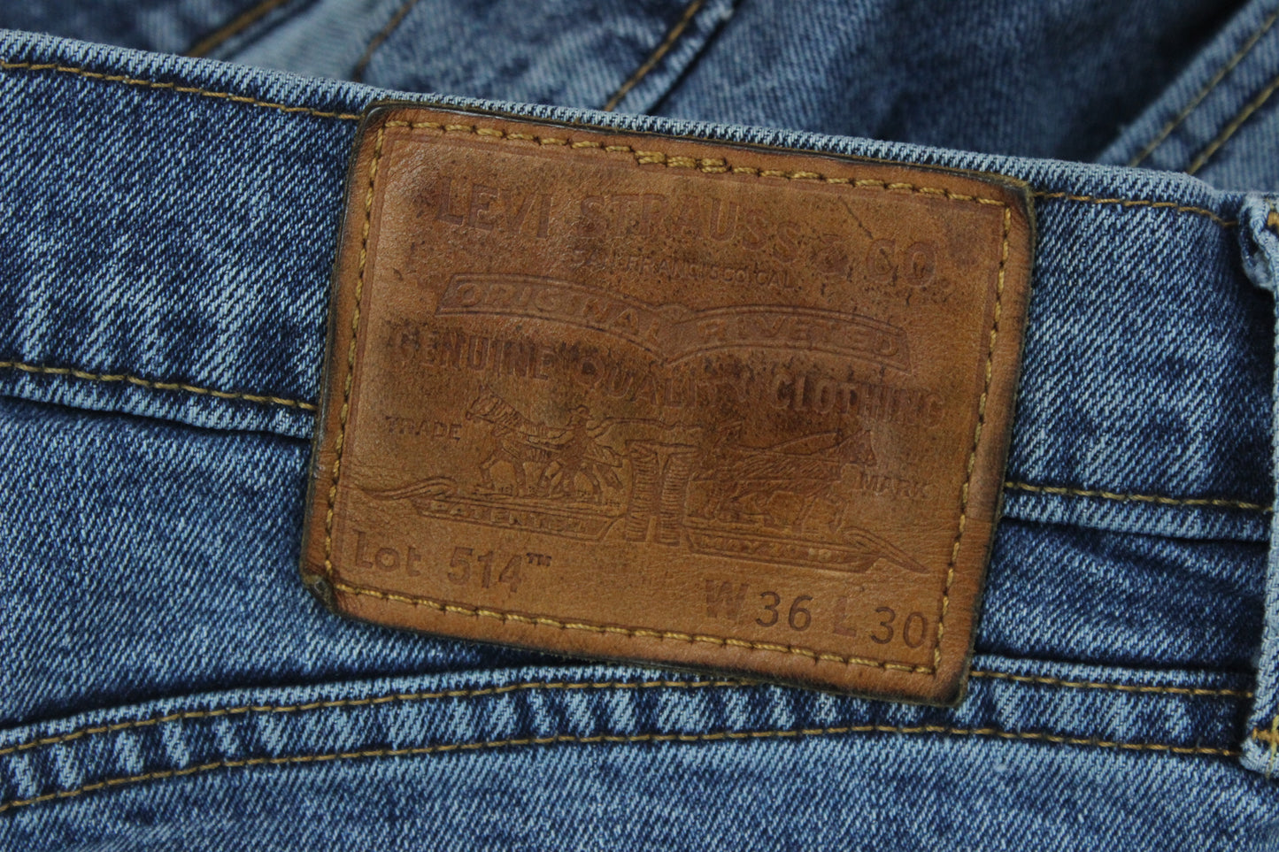 Mens 514 Jeans Straight Leg Denim Classic