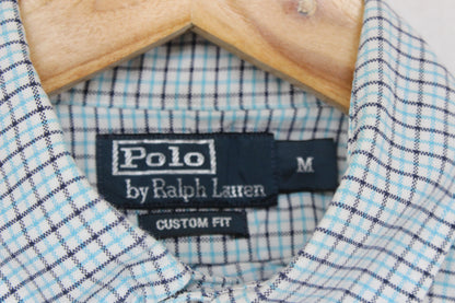 Mens Check Shirt Custom Fit Long Sleeve