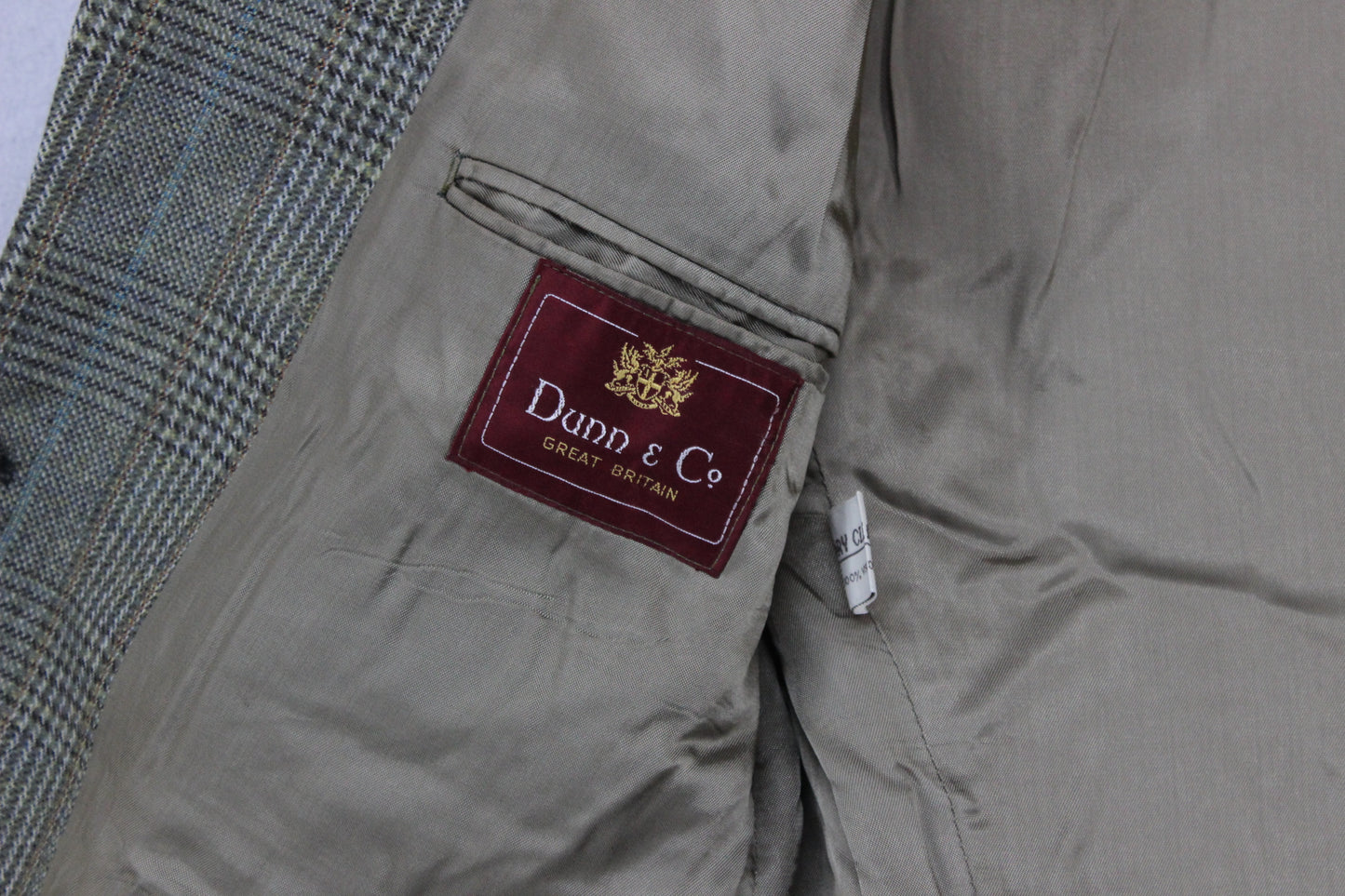 Mens Tweed Blazer Check Tailored Long
