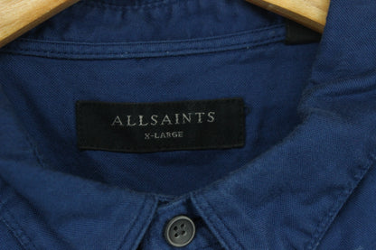 Mens Shirt Button Up Long Sleeve Cotton