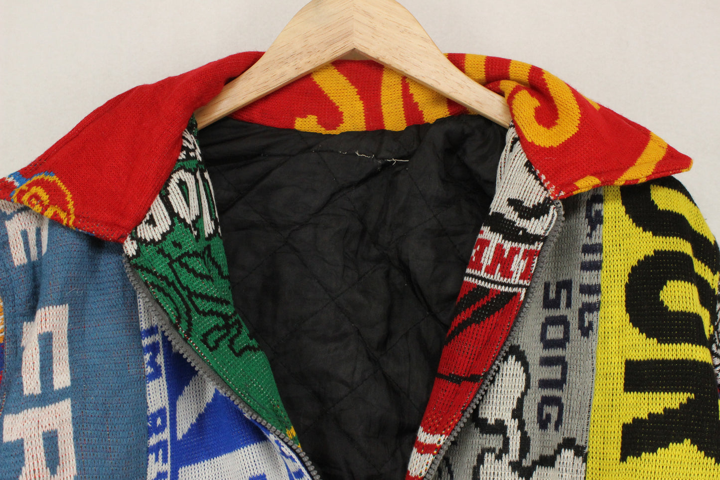 Mens Football Scarf Jacket Reworked