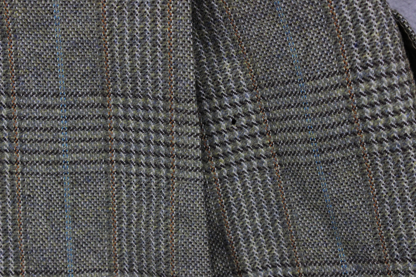 Mens Tweed Blazer Check Tailored Long