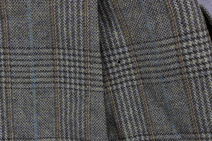Mens Tweed Blazer Check Tailored Long
