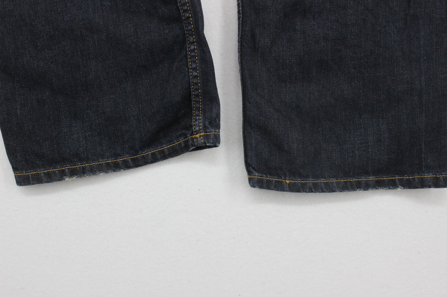 Mens Larkee Jeans Regular Straight Denim Classic