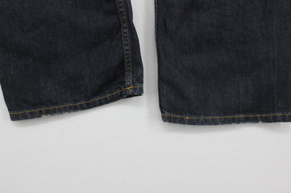 Mens Larkee Jeans Regular Straight Denim Classic