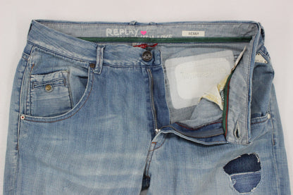 Womens Renny Jeans Distressed Boyfriend Fit