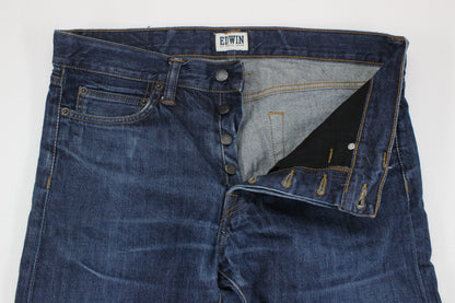 Mens Jeans Ed-75 Slim Fit Button Fly