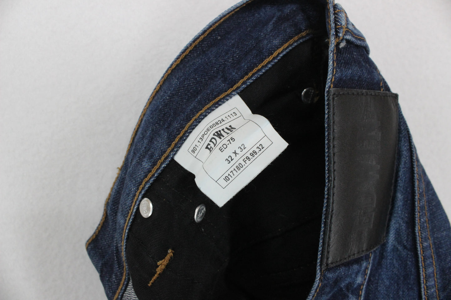 Mens Jeans Ed-75 Slim Fit Button Fly