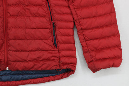Mens Microlight Alpine Quilted Jacket Hooded Insulated Outdoor