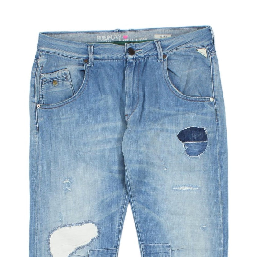 Womens Renny Jeans Distressed Boyfriend Fit