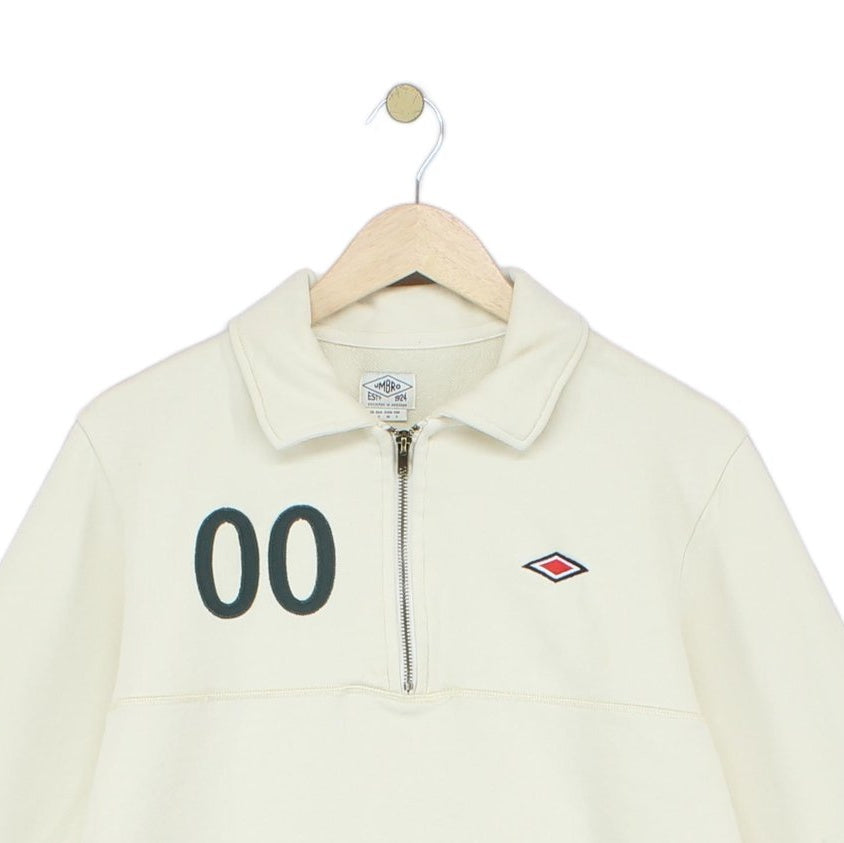 Mens 1/4 Zip Sweatshirt Retro