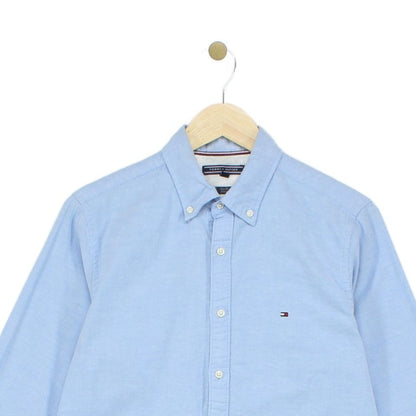 Mens Shirt Stretch Slim Fit Long Sleeve Button Up