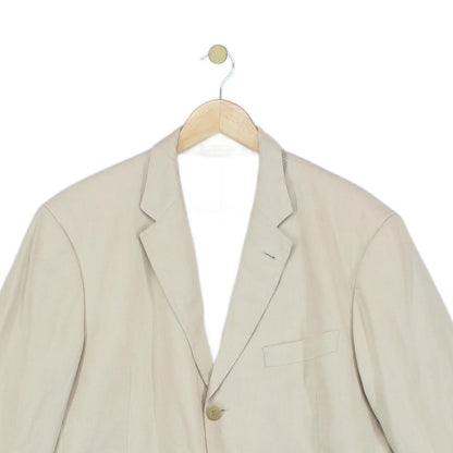 Mens Linen Blazer Formal Suit Jacket