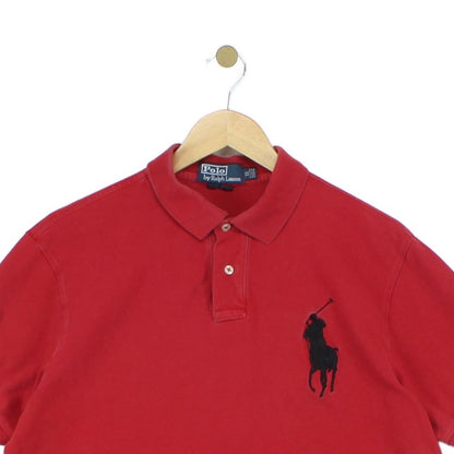 Mens Big Pony Polo Shirt Logo Short Sleeve
