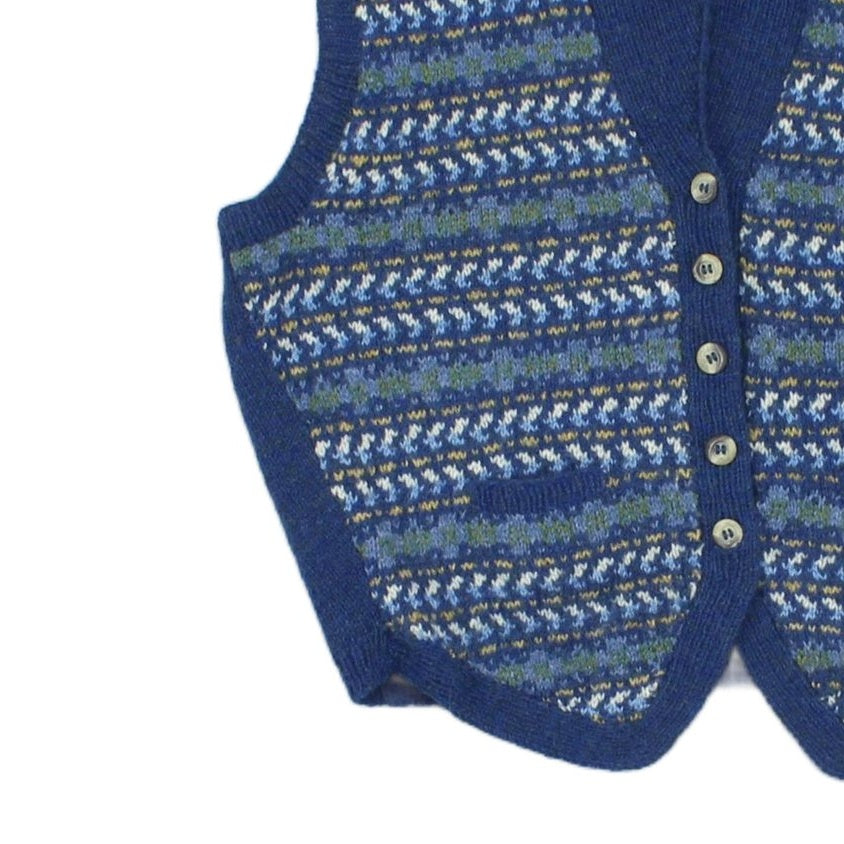 Womens Sweater Vest Jumper Uk Made Wool