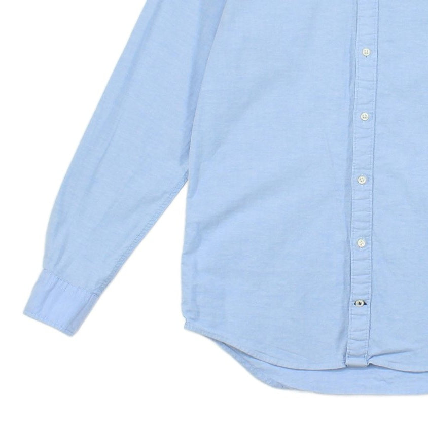 Mens Shirt Stretch Slim Fit Long Sleeve Button Up