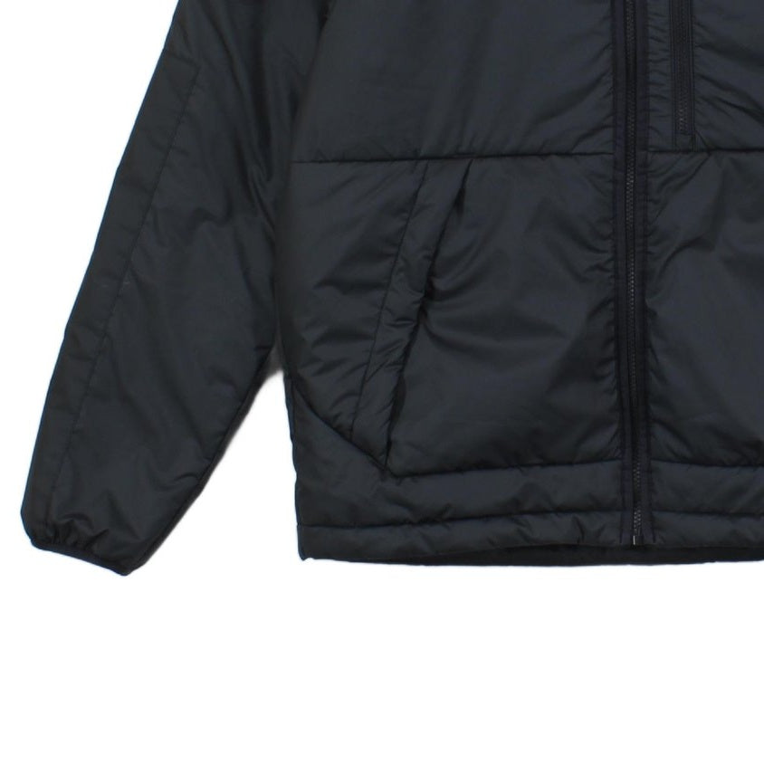 Mens Quilted Jacket Therma Fit Hooded Full Zip Lined