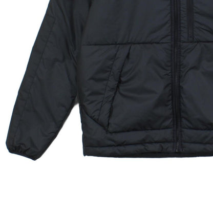 Mens Quilted Jacket Therma Fit Hooded Full Zip Lined