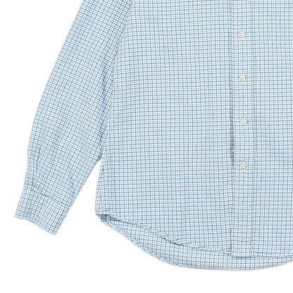 Mens Check Shirt Custom Fit Long Sleeve