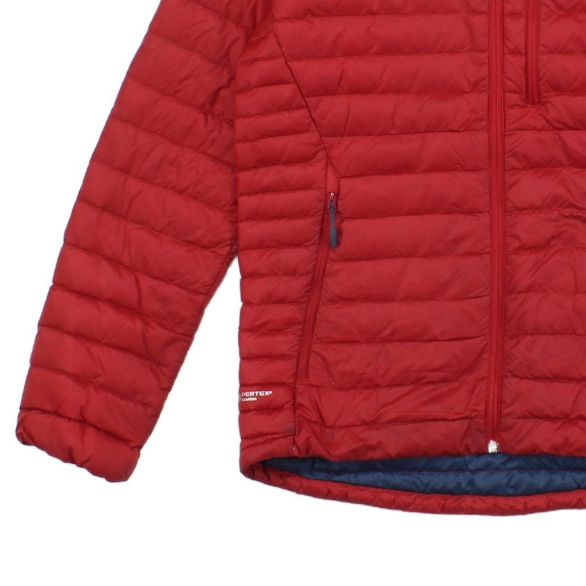 Mens Microlight Alpine Quilted Jacket Hooded Insulated Outdoor