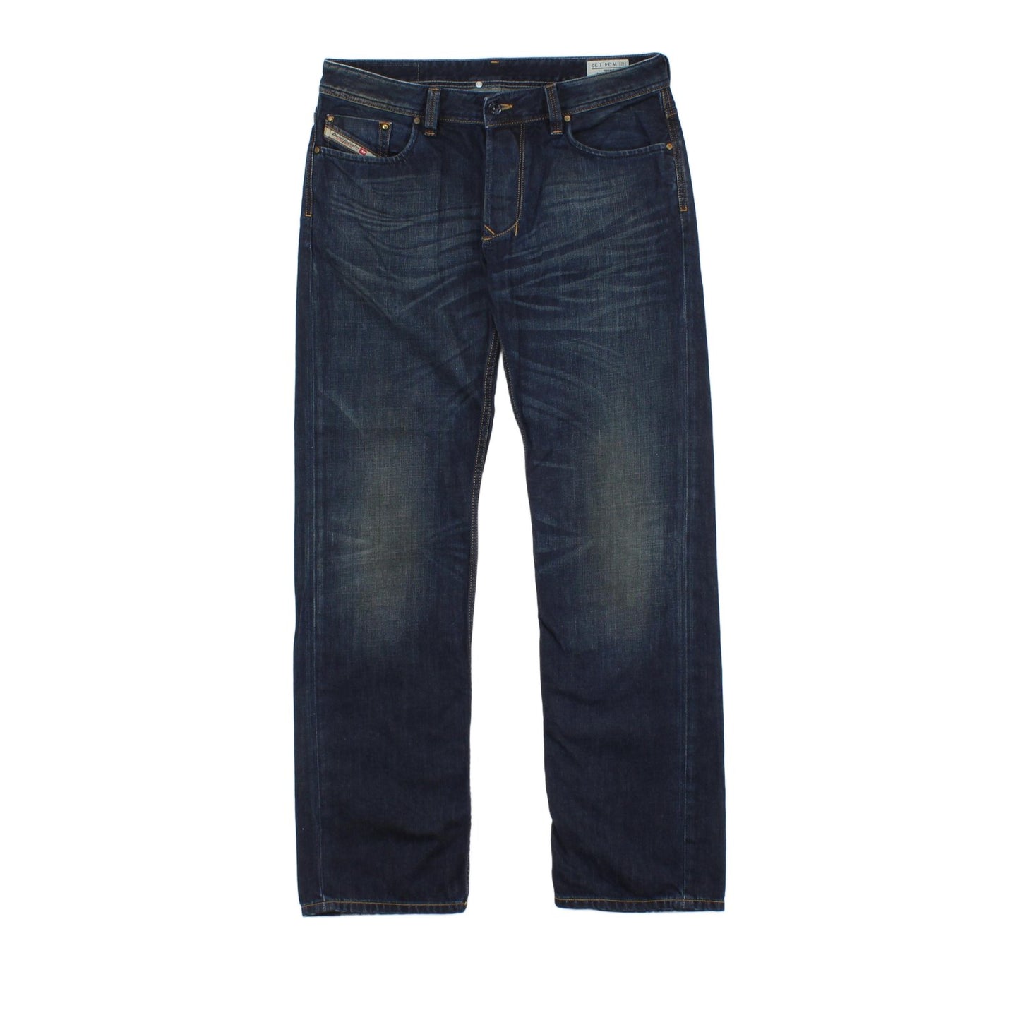Mens Larkee Jeans Regular Straight Denim Classic