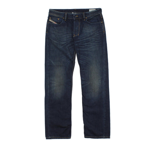 Mens Larkee Jeans Regular Straight Denim Classic