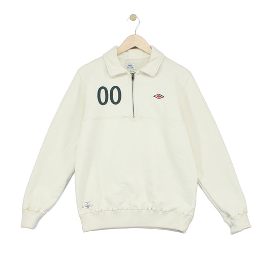 Mens 1/4 Zip Sweatshirt Retro