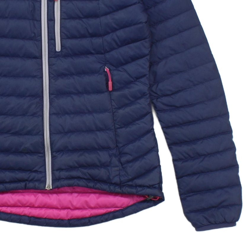 Womens Microlight Alpine Quilted Jacket Hooded Insulated Down