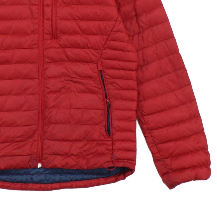 Mens Microlight Alpine Quilted Jacket Hooded Insulated Outdoor