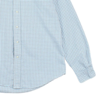 Mens Check Shirt Custom Fit Long Sleeve