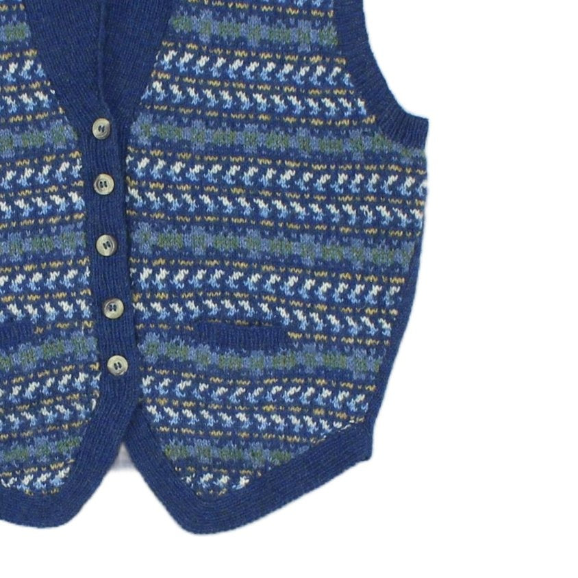 Womens Sweater Vest Jumper Uk Made Wool