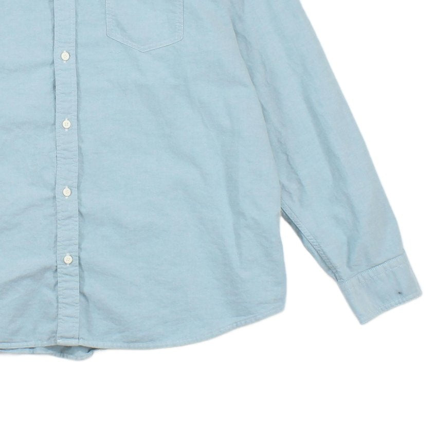 Mens Oxford Shirt Button Up Long Sleeve
