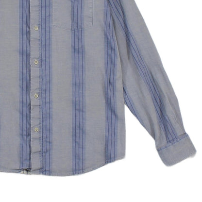 Mens Striped Shirt Made In Italy Long Sleeve