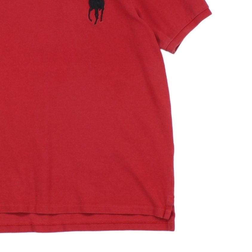 Mens Big Pony Polo Shirt Logo Short Sleeve
