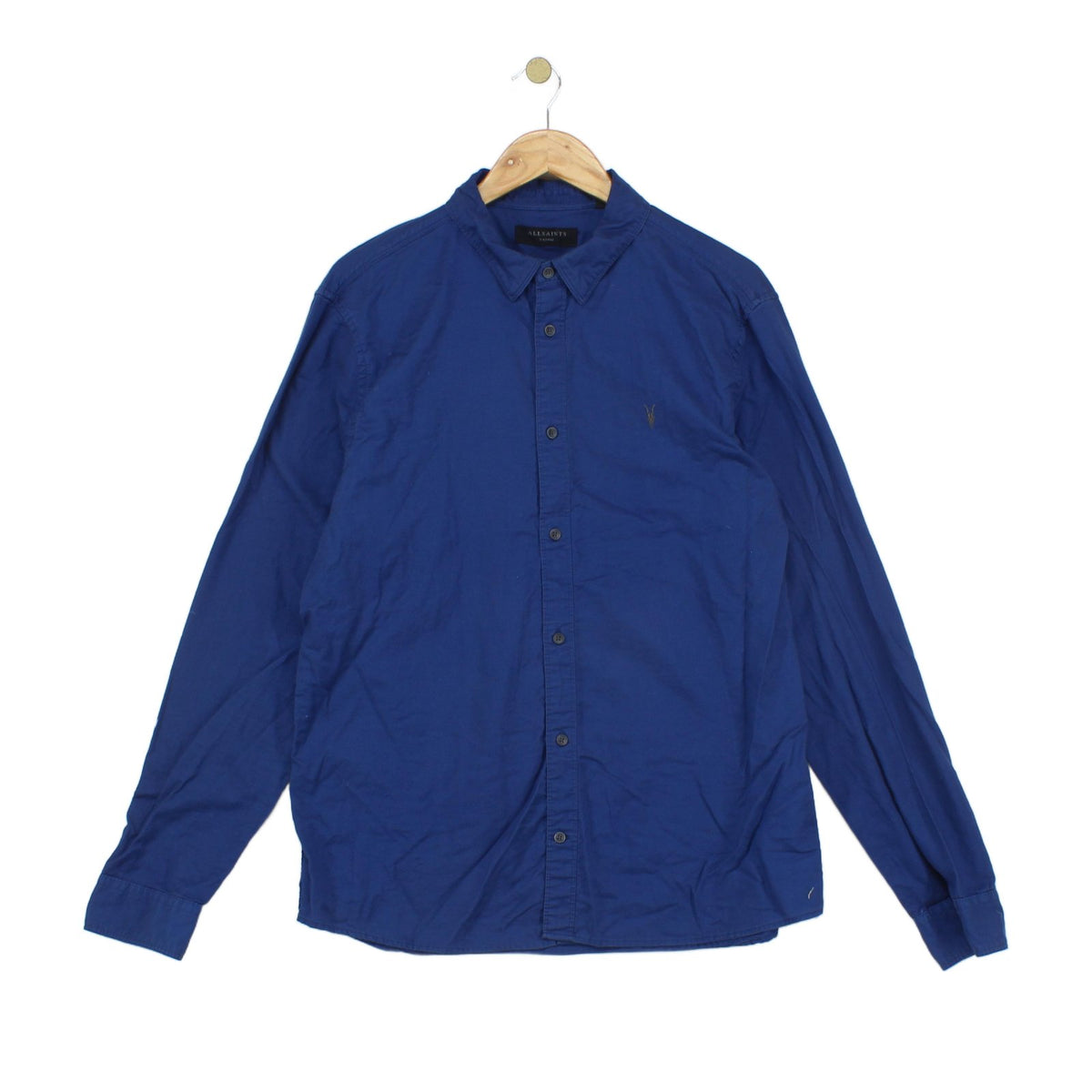 Mens Shirt Button Up Long Sleeve Cotton