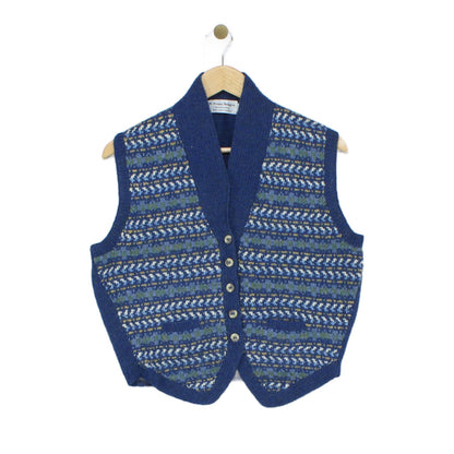 Womens Sweater Vest Jumper Uk Made Wool