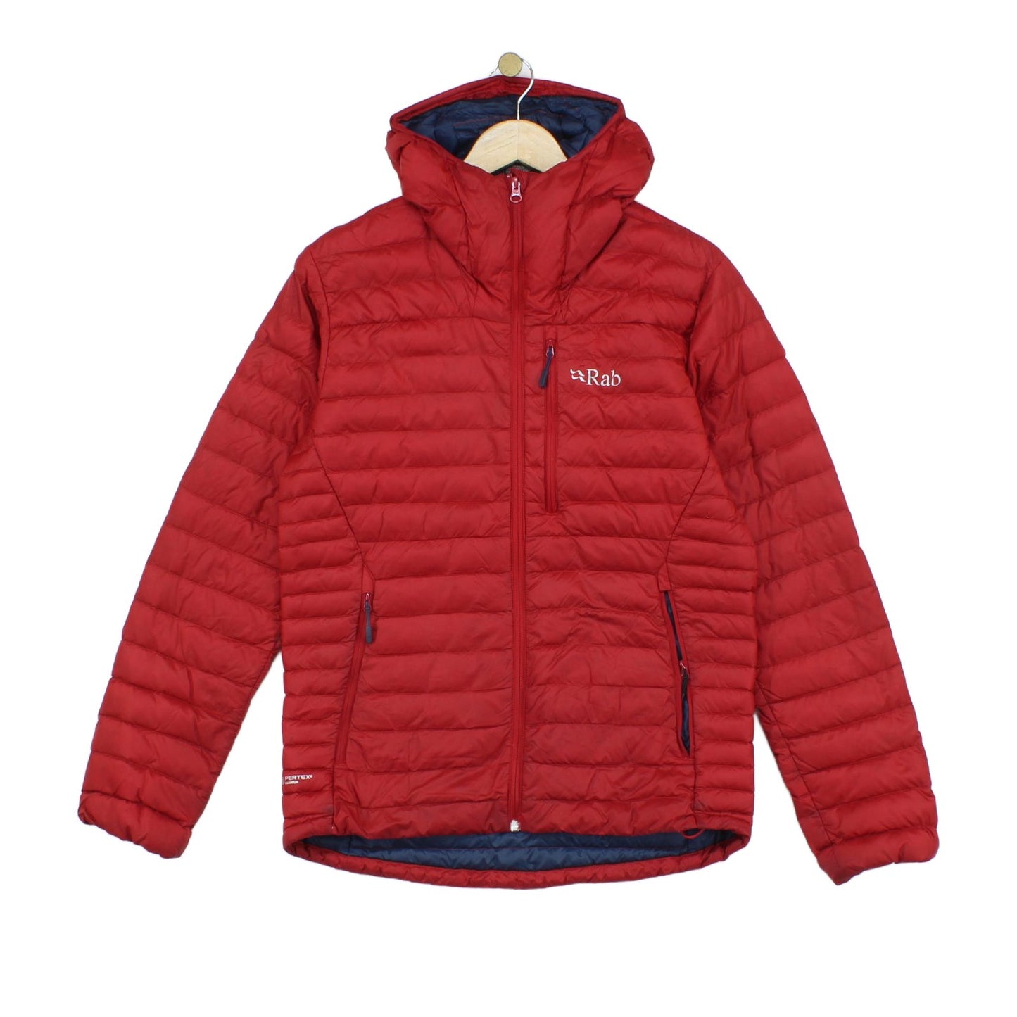 Mens Microlight Alpine Quilted Jacket Hooded Insulated Outdoor