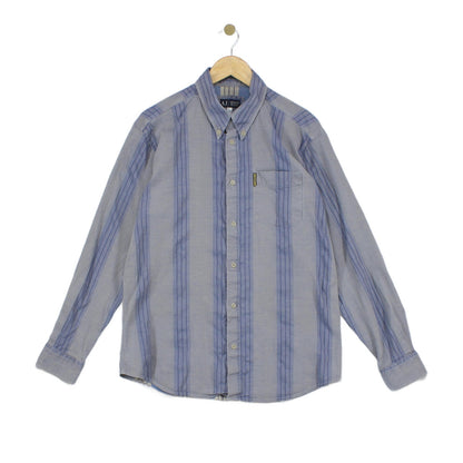 Mens Striped Shirt Made In Italy Long Sleeve