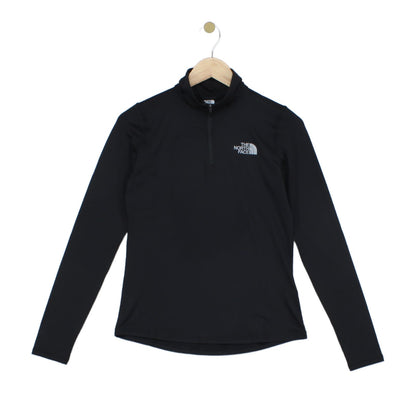 Womens 1/4 Zip T-Shirt Outdoor Long Sleeve