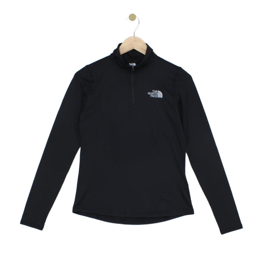 Womens 1/4 Zip T-Shirt Outdoor Long Sleeve