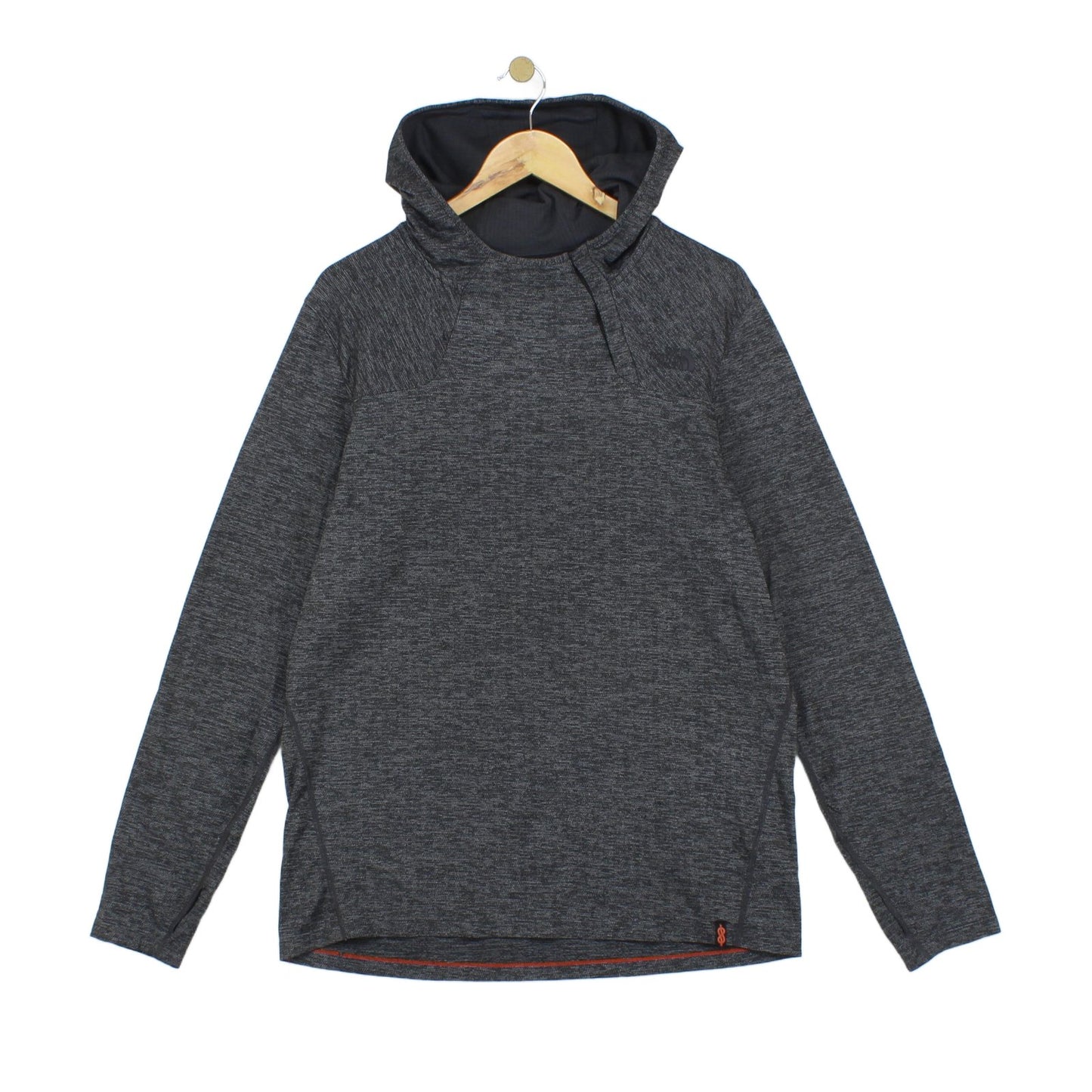 Mens Hoodie Snap Neck Flash Dry