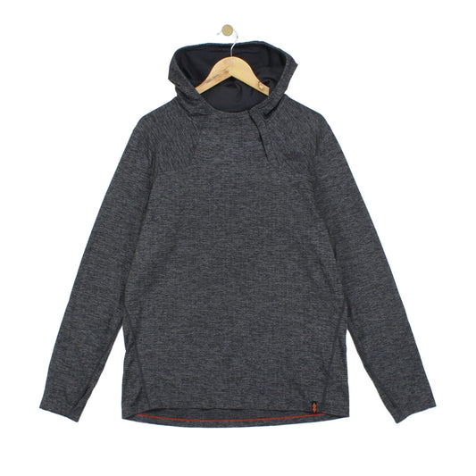 Mens Hoodie Snap Neck Flash Dry